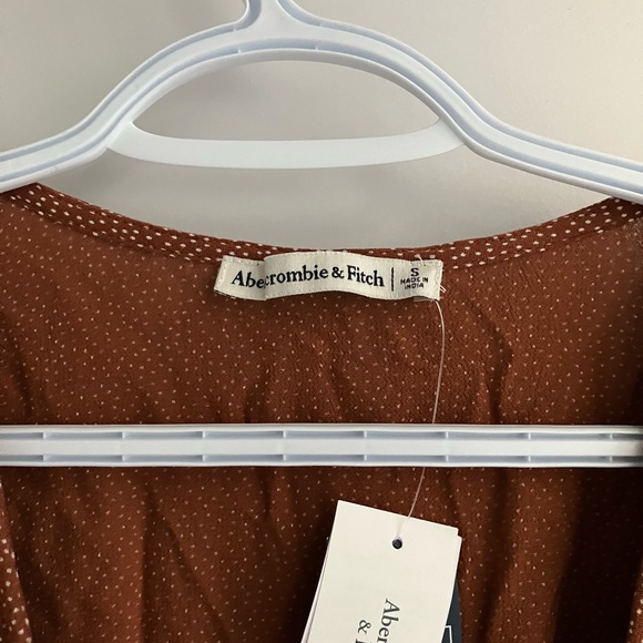 NWT Abercrombie & fitch perfect fall wrap dress - Picture 2 of 5